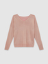 Lurex sweater with v-neck image number 3