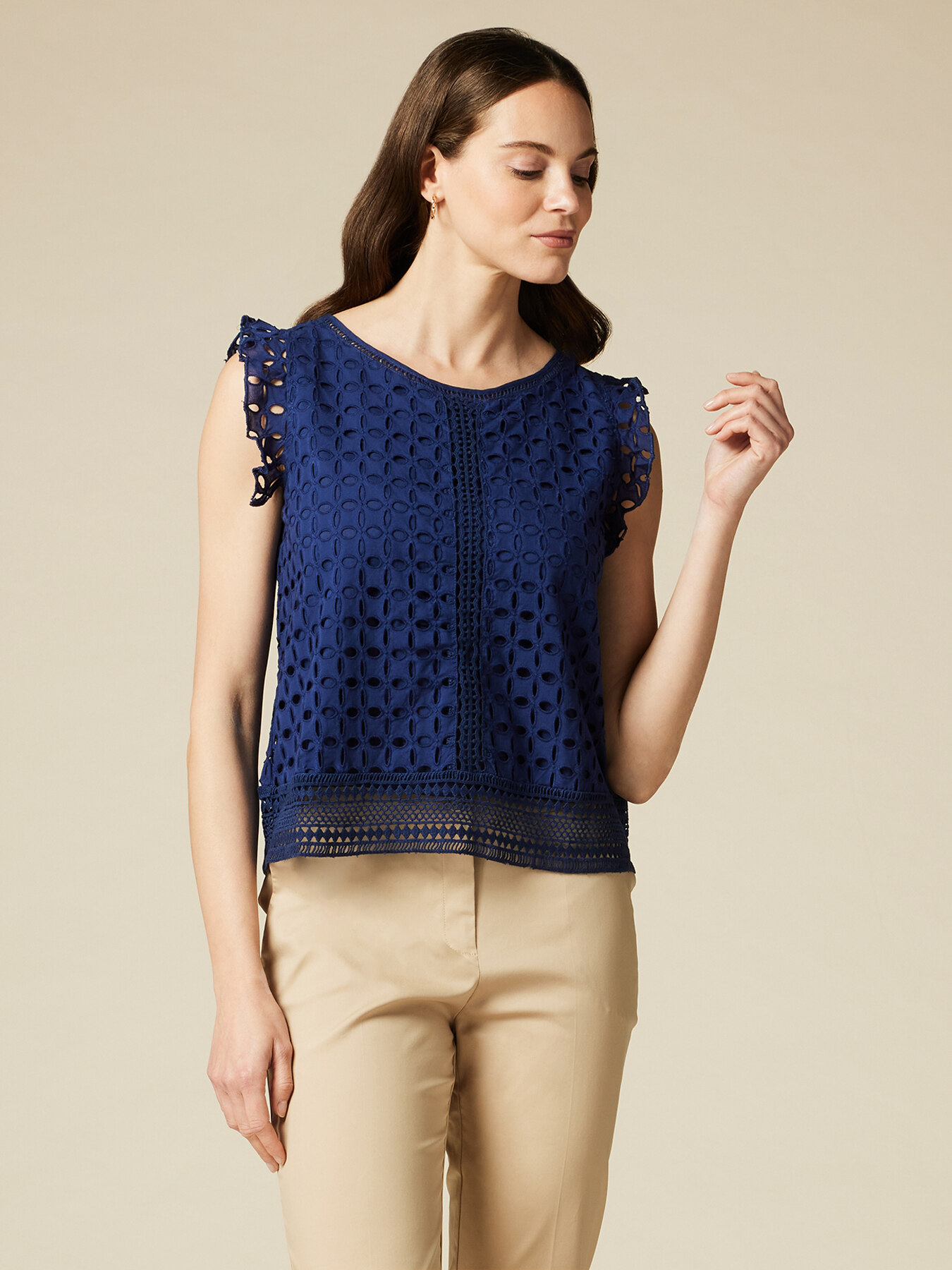 Top en broderie anglaise image number 0