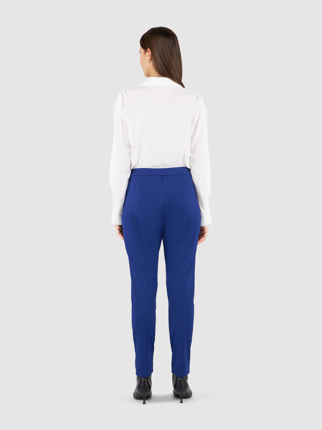 Pantaloni skinny in punto Milano image number 1