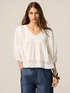 Boxy T-Shirt mit Ajourmuster image number 0