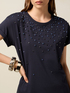 T-shirt con ricamo in castoni image number 2