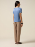 Viscose satin blouse image number 1