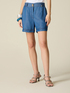 Tencel shorts with denim effect image number 3