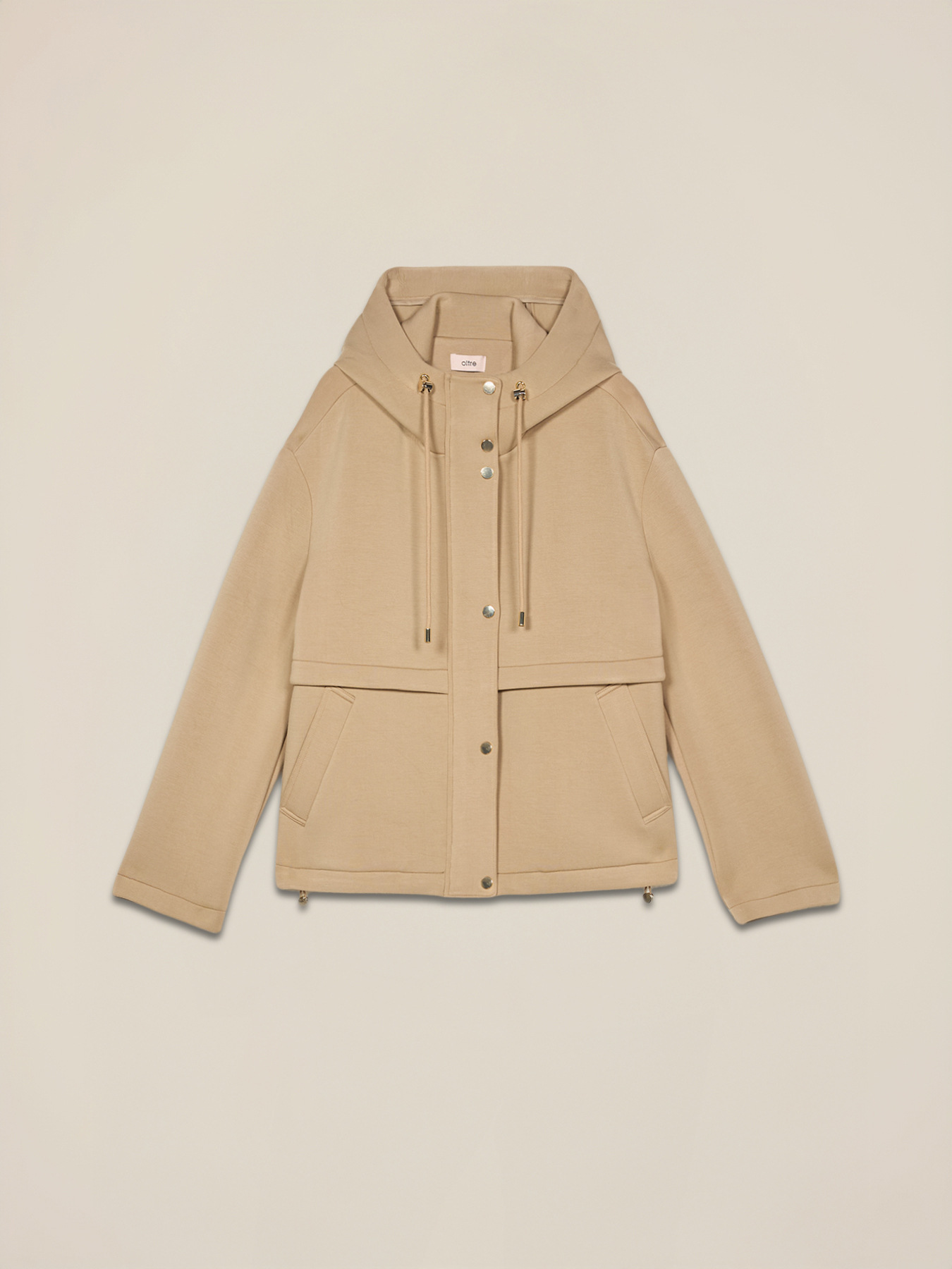 Hooded scuba jacket image number 3