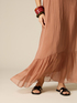 Long dress in silk blend voile image number 3