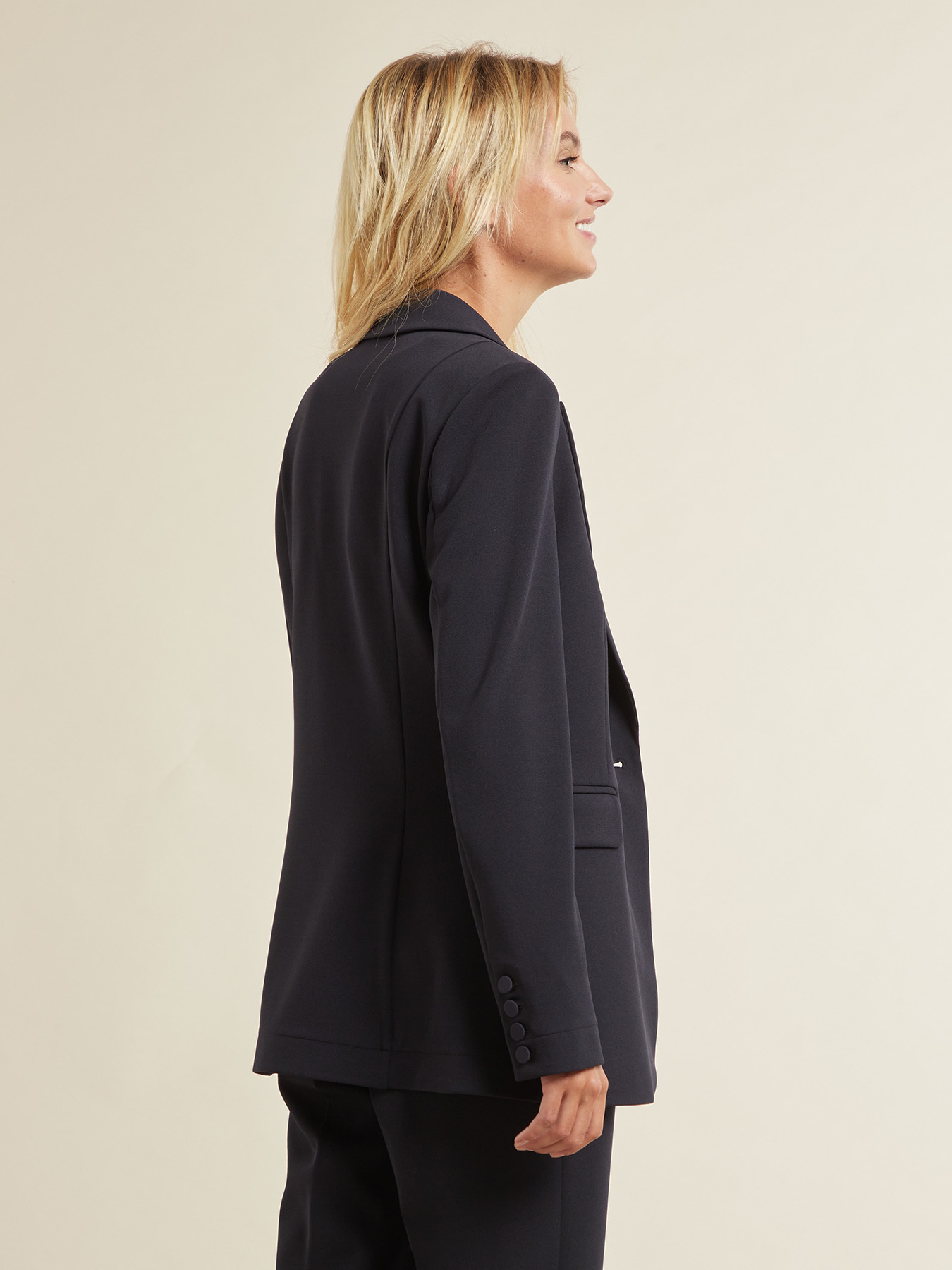 Giacca blazer con bottoni foderati image number 1