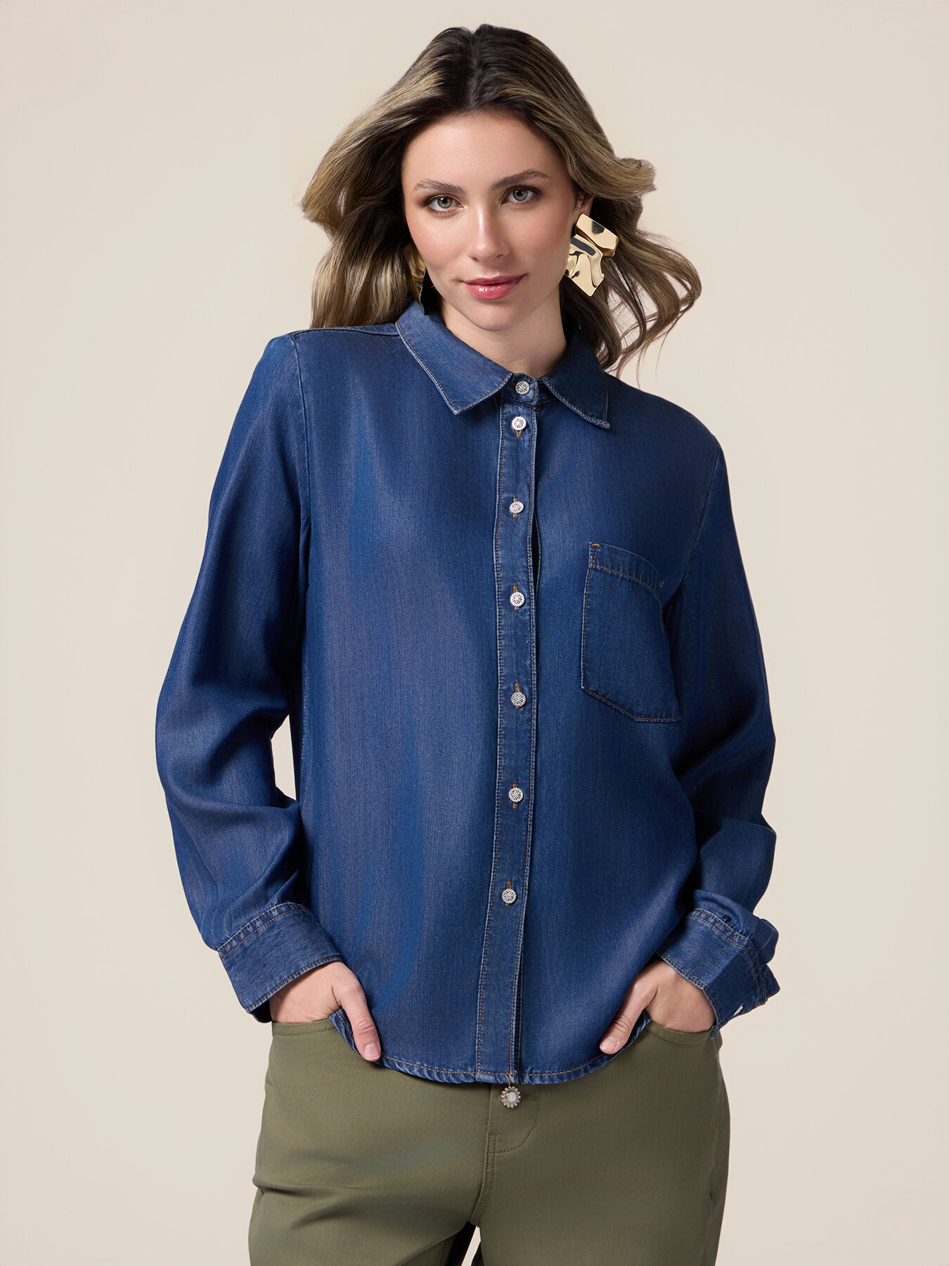 Chemise en tencel image number 0