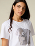 Jersey t-shirt with micro crystals image number 2
