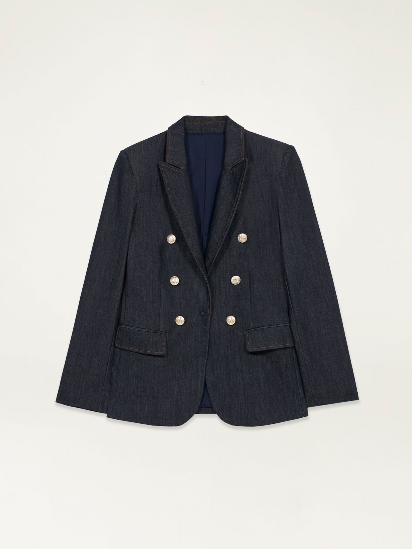 Denim blazer image number 4