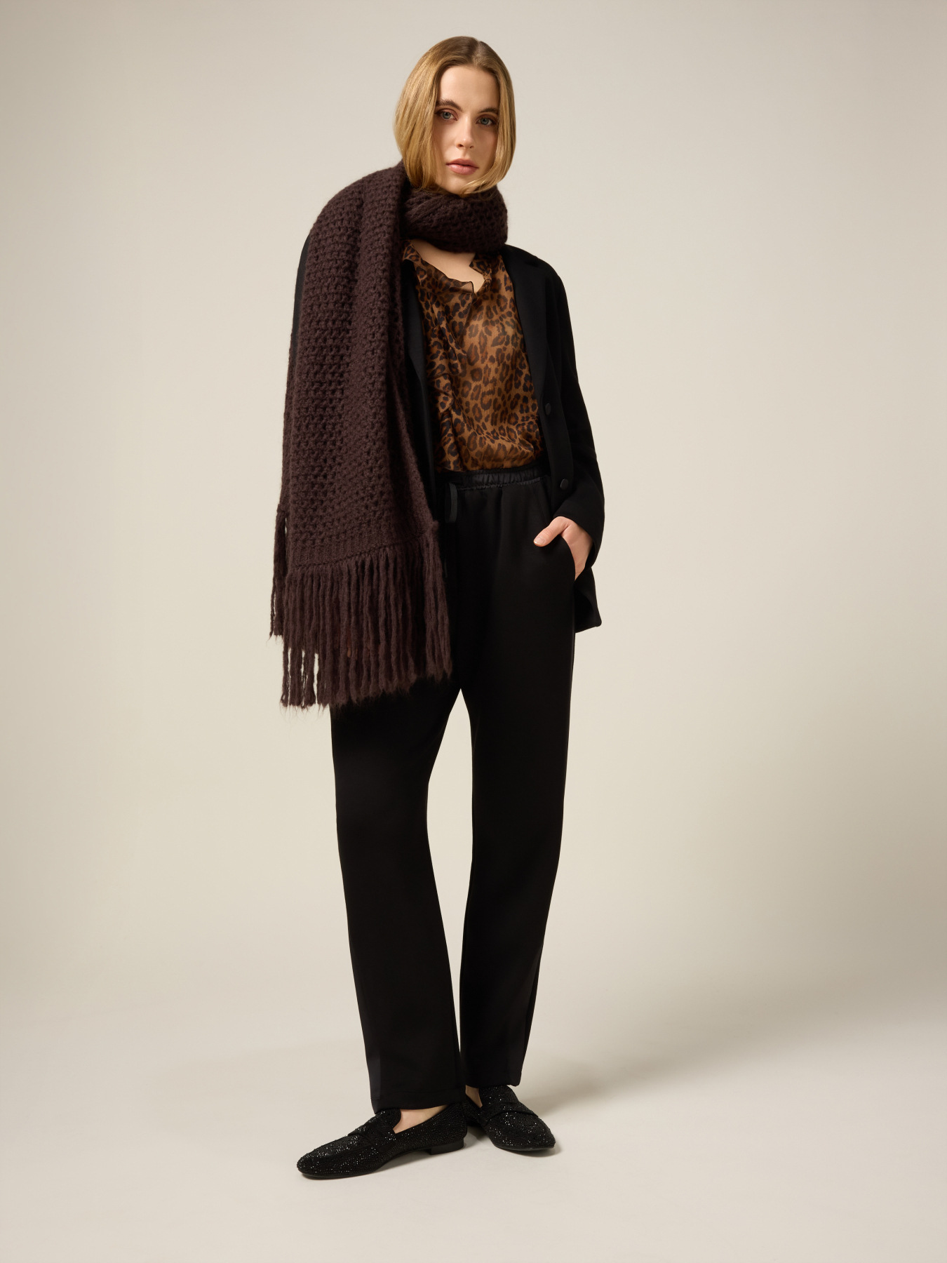 Joggers in scuba con coulisse image number 0