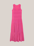 Vestito lungo pliss&eacute; senza maniche image number 3