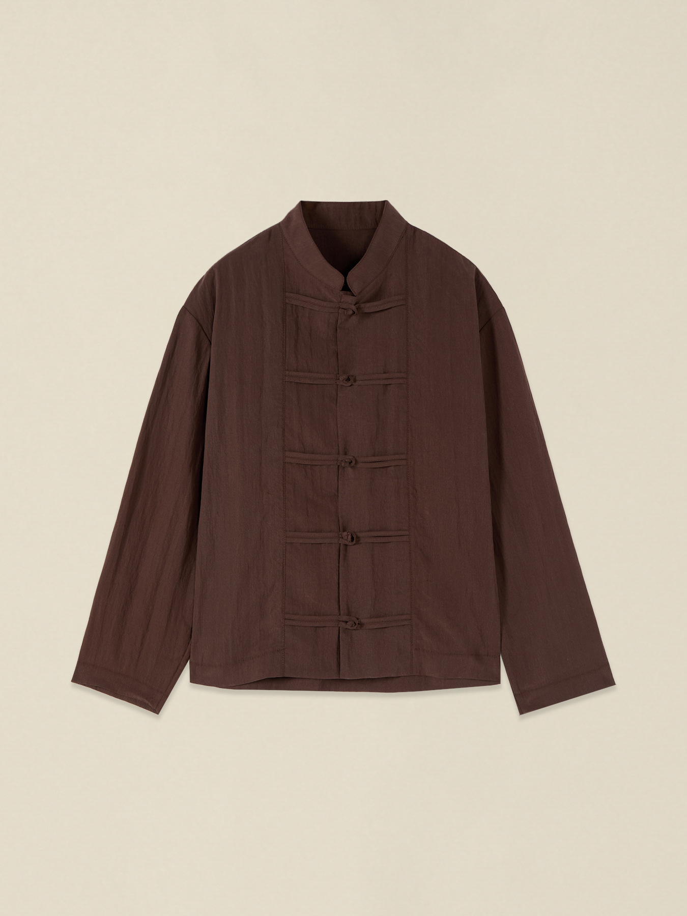 Veste d&eacute;structur&eacute;e avec brandebourgs image number 3