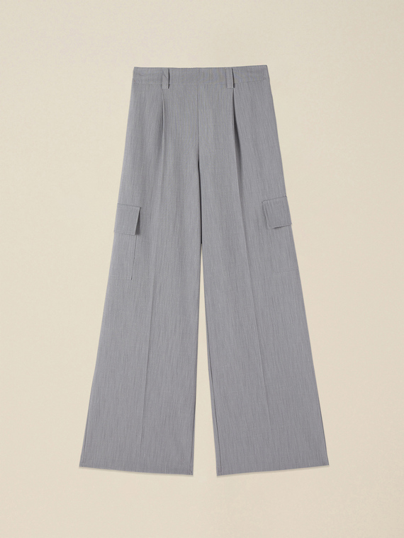 Pantalon cargo palazzo