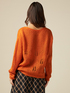 Mohair blend sweater with openwork image number 1