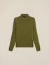 Fine knit viscose blend turtleneck sweater image number 3