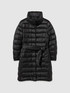Lange Daunenjacke mit G&uuml;rtel image number 3