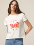 T-Shirt mit Druck und Applikationen image number 0