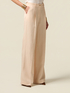 Wide-leg linen blend trousers image number 3