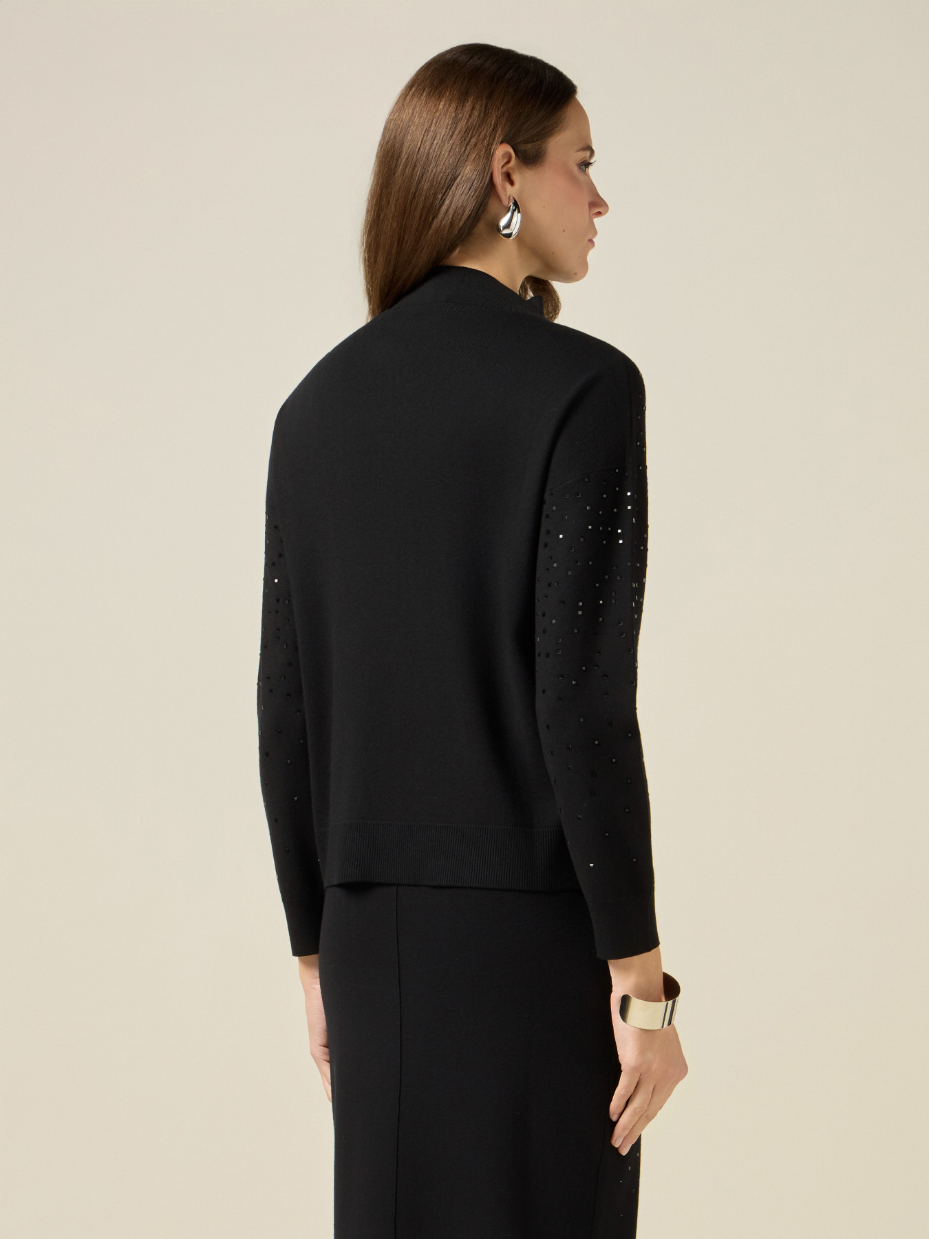 Turtleneck sweater with appliqu&eacute;s image number 1