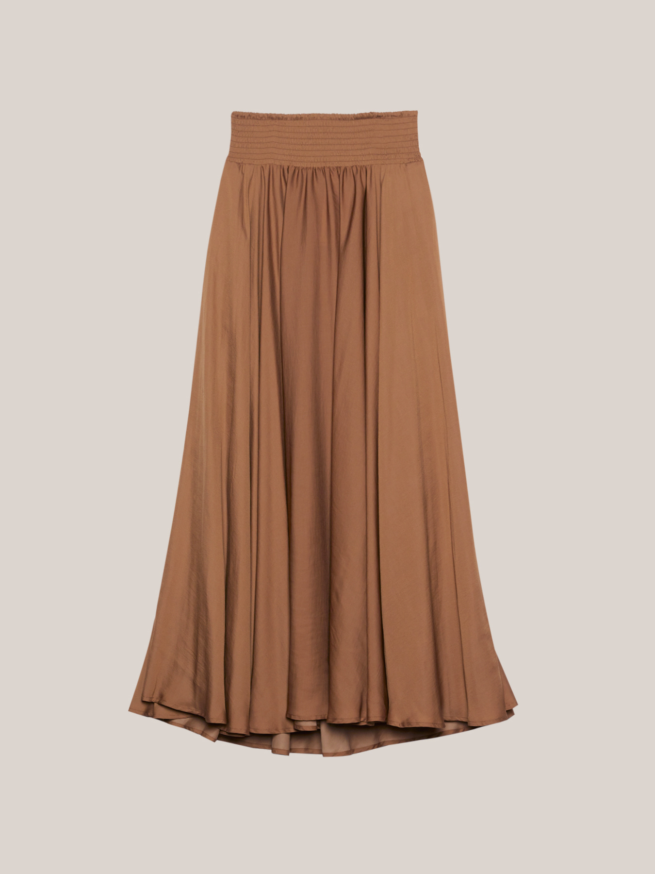 Falda larga de raso image number 3