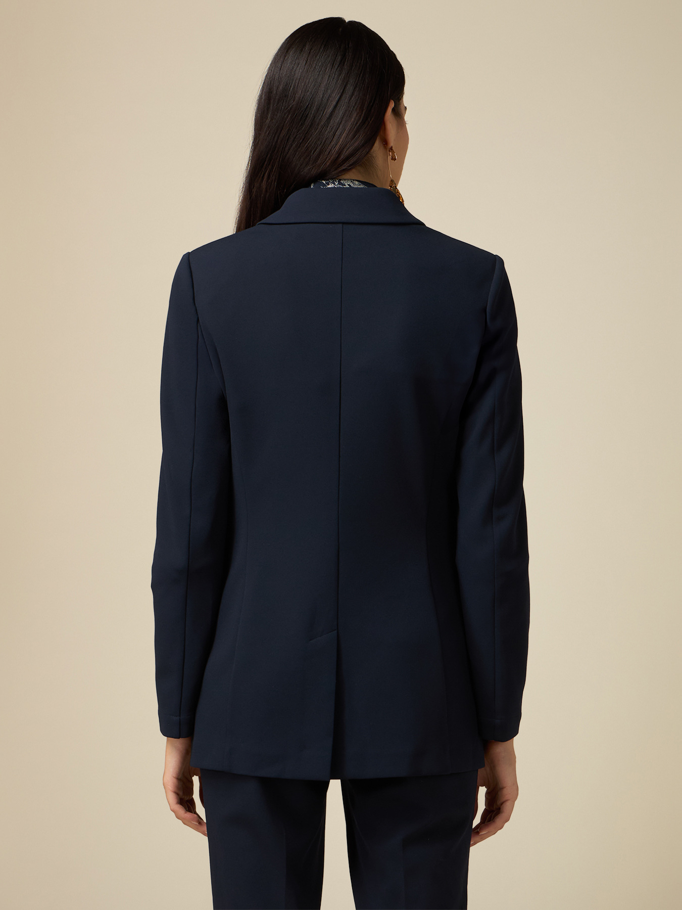 Blazer mit Satin-Details image number 1