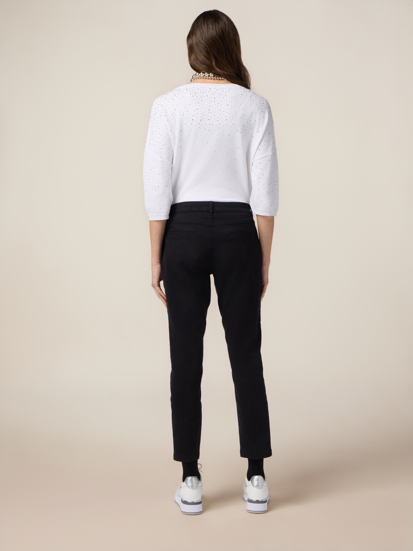 Pantalones chinos mezcla de tencel image number 1