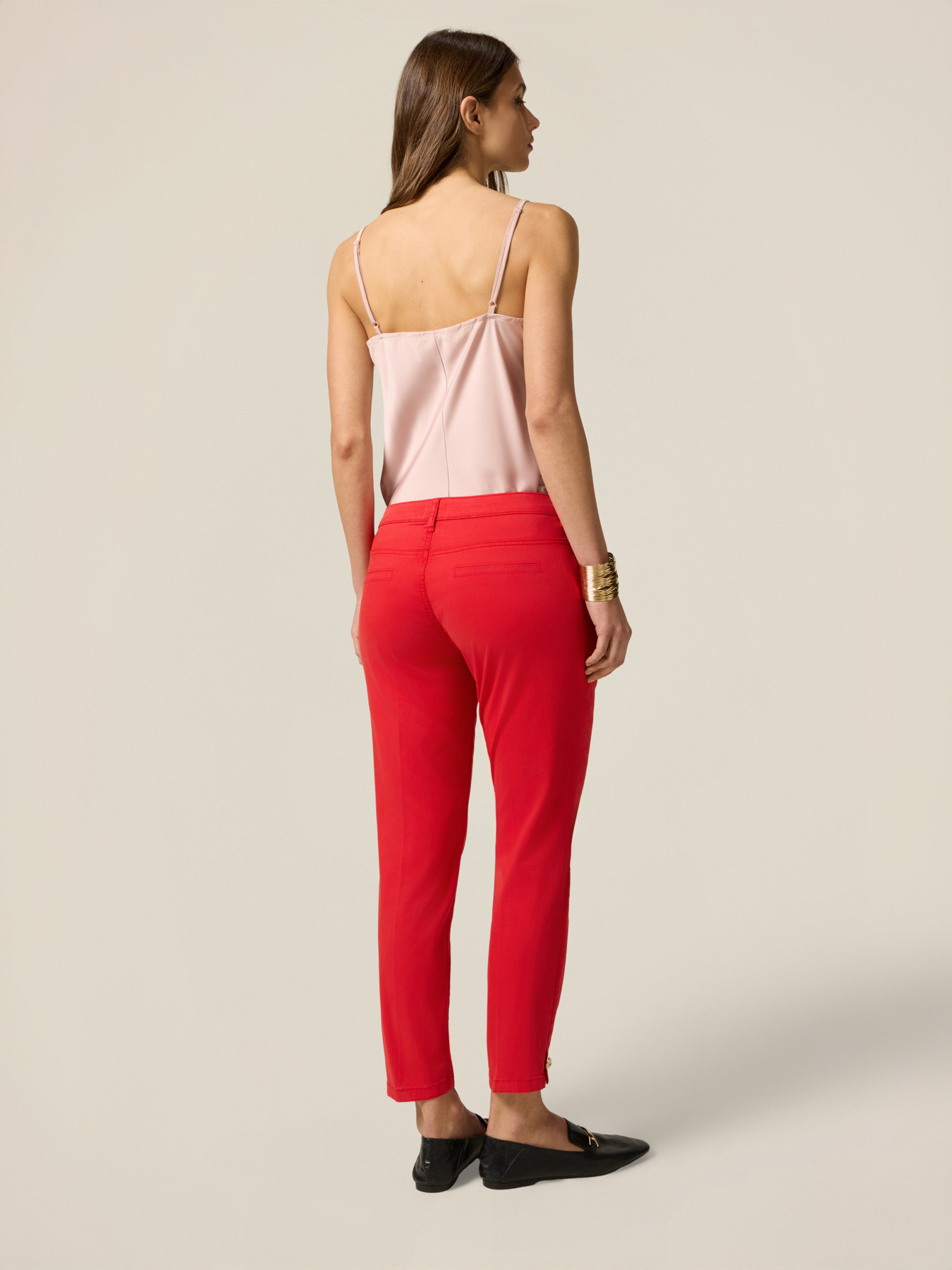 Pantaloni chinos misto lyocell image number 1