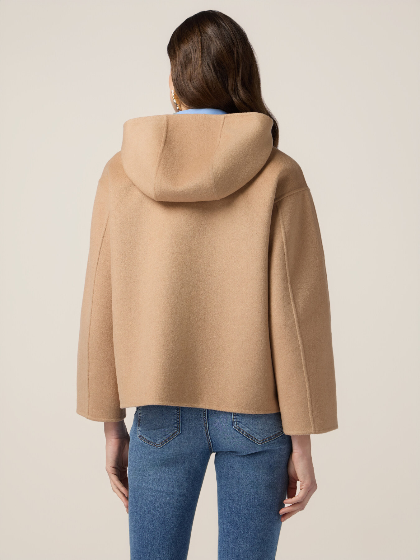 Giubbotto in panno con maxi tasche image number 1