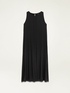 Langes Kleid aus Viskose-Satin image number 4
