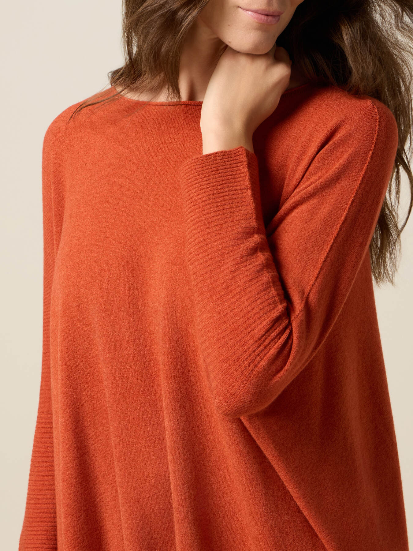 &Uuml;bergro&szlig;er Pullover aus Viskosemischung image number 2