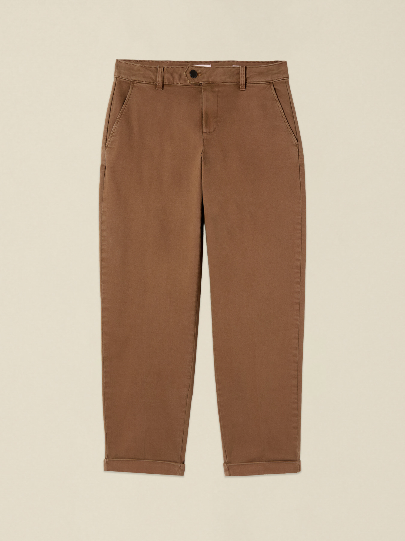 Pantalon chino en m&eacute;lange de coton image number 4