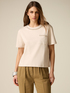 Cotton t-shirt with crystals image number 0