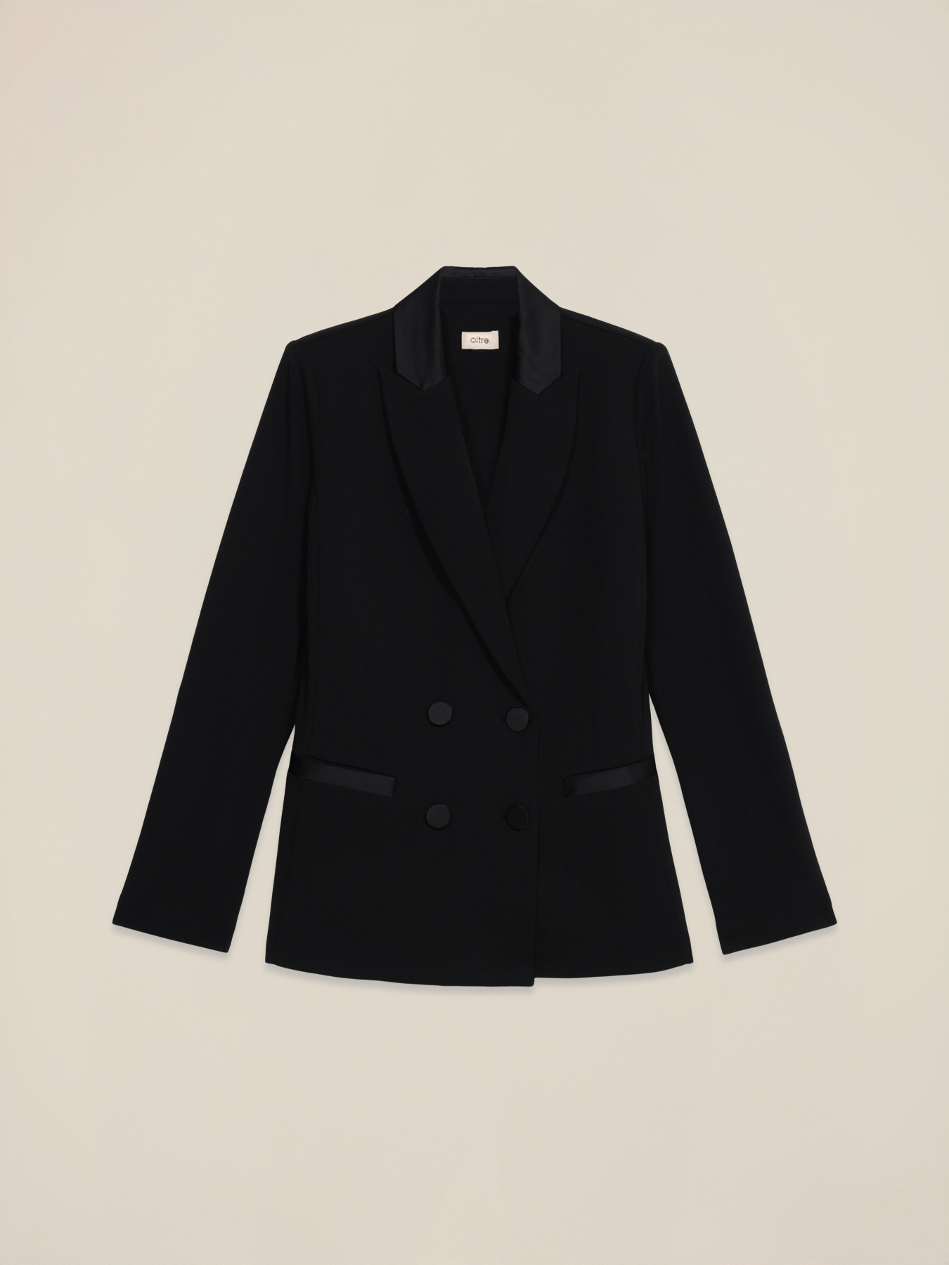 Blazer crois&eacute; avec boutons recouverts image number 2