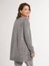 Cardigan misto cashmere con pizzo image number 1