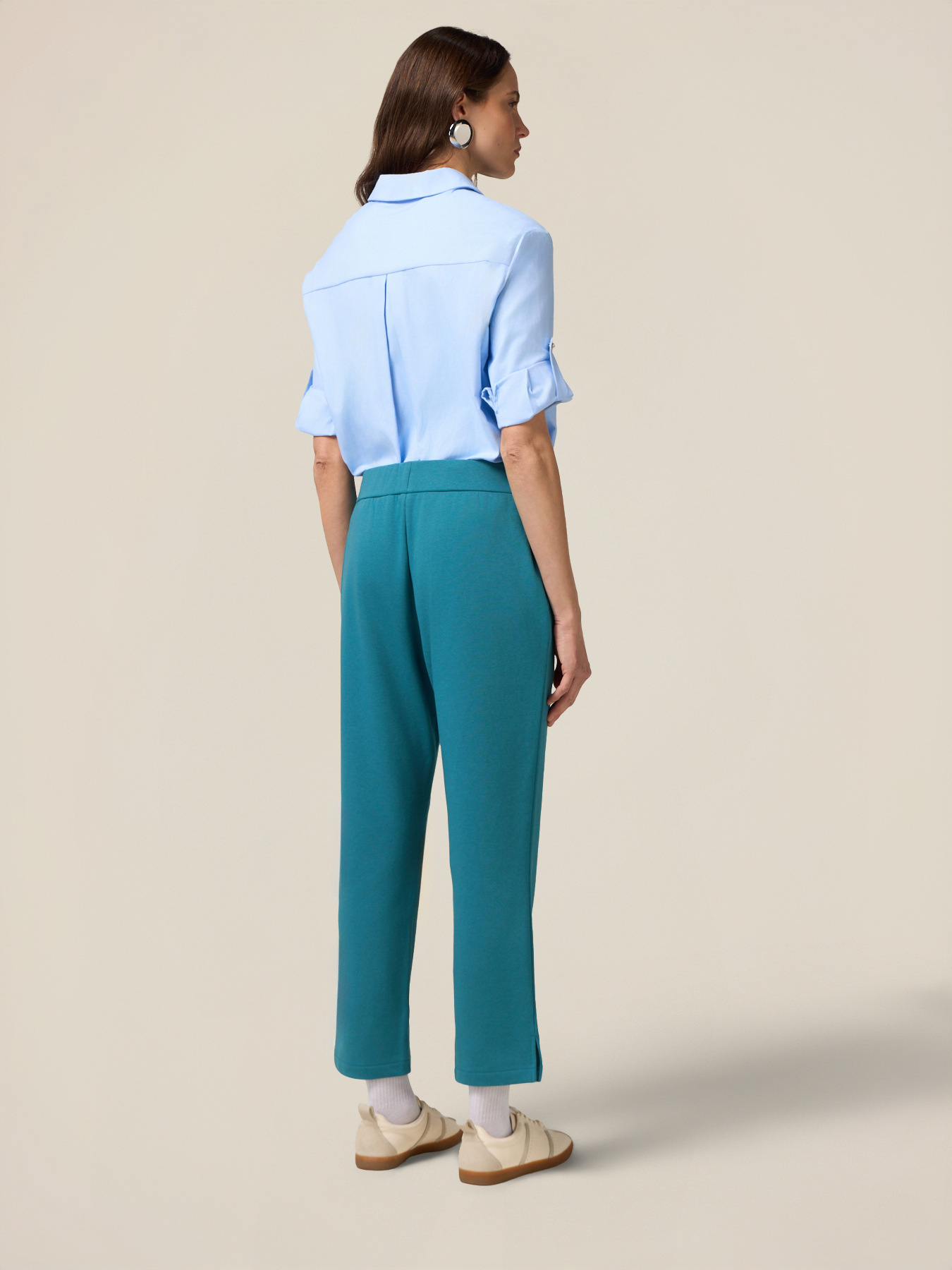 Cotton blend joggers image number 1