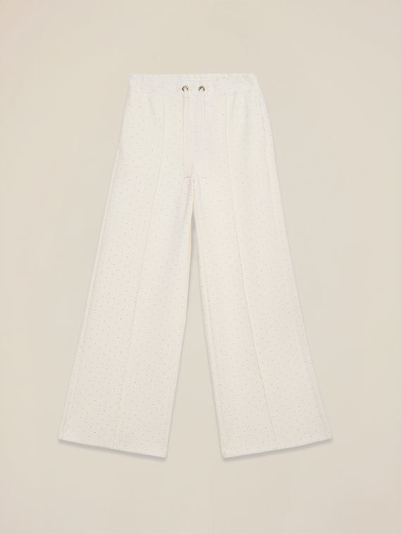 Modal blend jersey palazzo pants