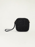Quadratische Pochette aus Tweed image number 1