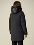 Doudoune mi-longue avec parties en nylon brillant image number 1