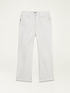 Pantalones little flare en drill de algod&oacute;n image number 4