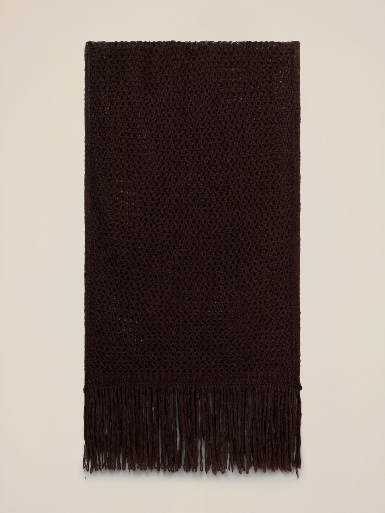 Fular tricotat din amestec de l&acirc;nă image number 1