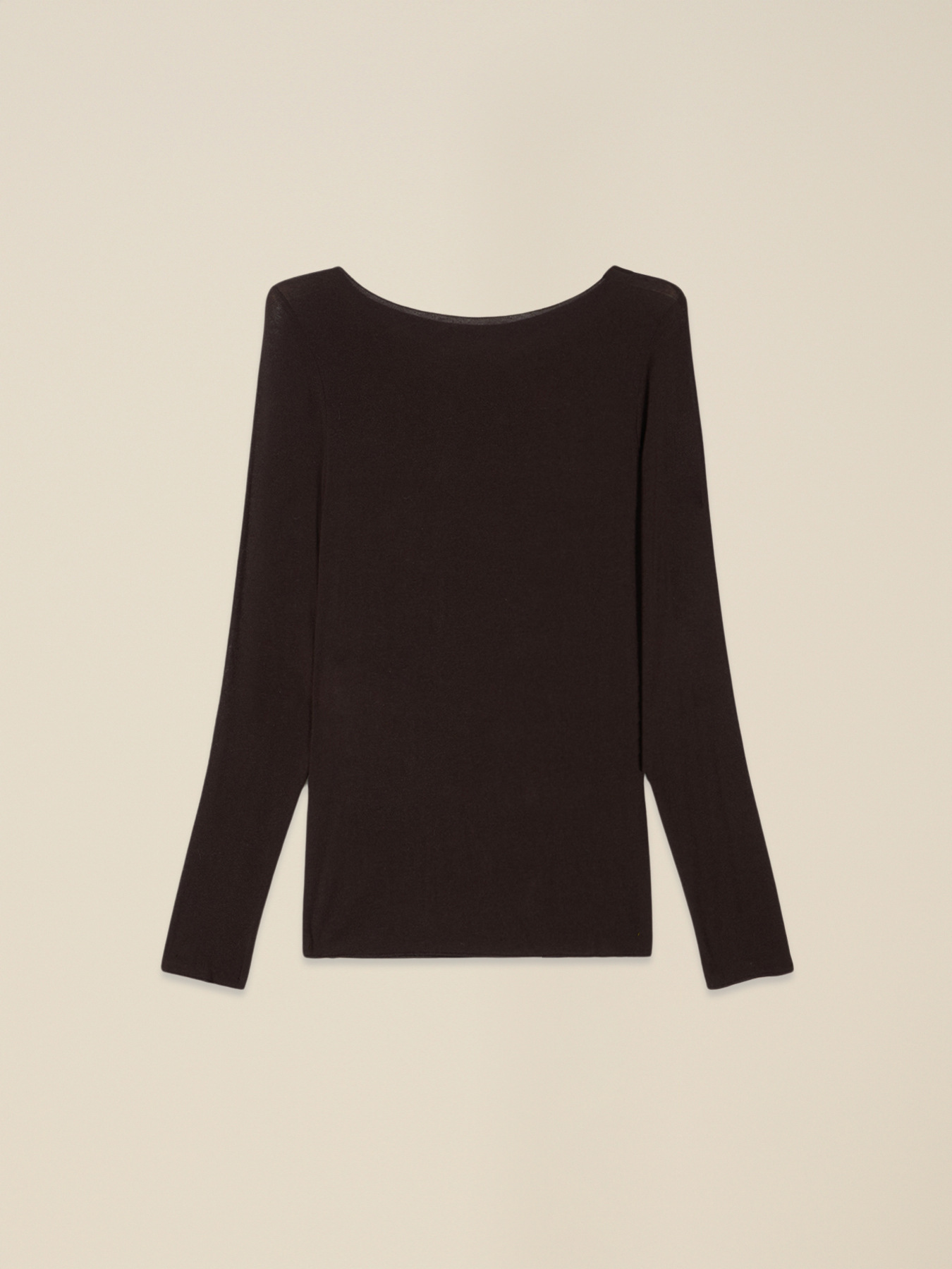 Cotton and cashmere blend T-shirt image number 3