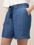 Tencel shorts with drawstring image number 2