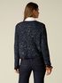 Cardigan en laine m&eacute;lang&eacute;e &agrave; sequins image number 1