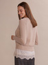 Cardigan con top interno image number 1