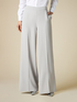 Flowing fabric palazzo trousers image number 4