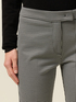 Pantaloni pied-de-poule in punto milano image number 2