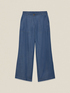 Palazzo-Jeans aus Tencel-Satin image number 4