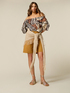 Bermuda shorts in cotton blend gabardine image number 0