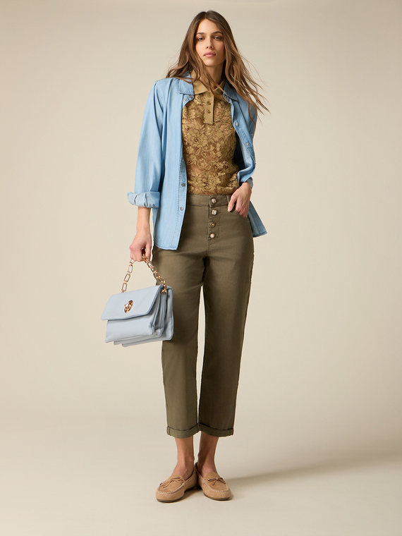 Boyslim lyocell blend trousers