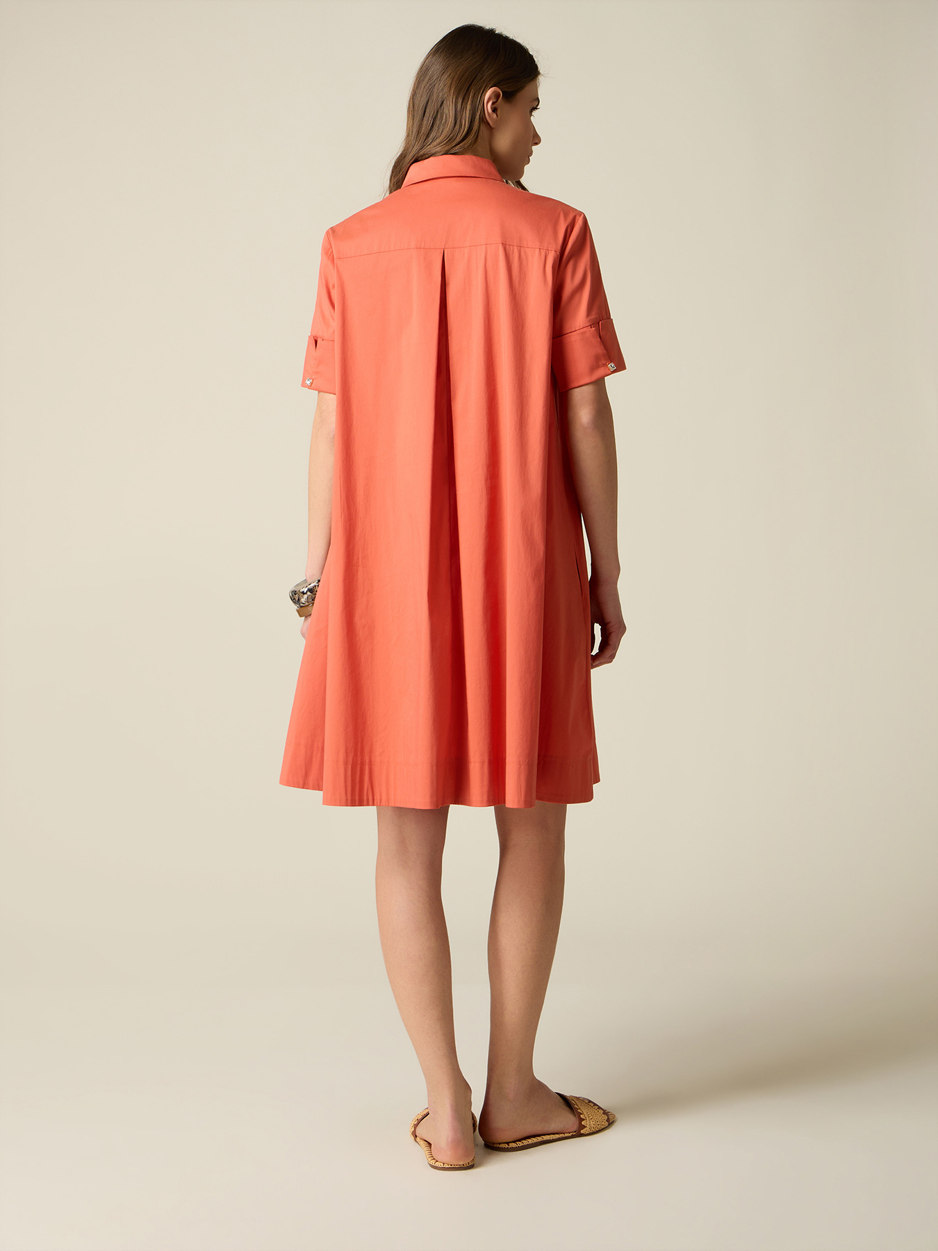 Poplin shirtdress image number 1